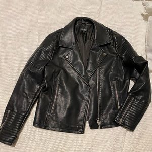 Top shop leather jacket- perfect condition